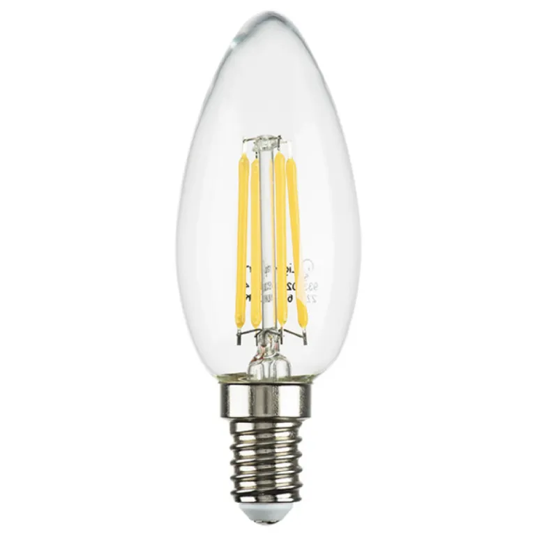 Лампа светодиодная филаментная Lightstar LED Filament E14 6W 3000K свеча прозрачная 933502 в Нижнем Новгороде