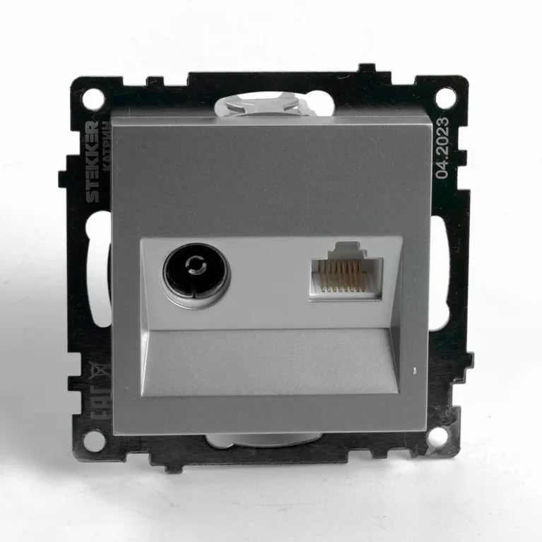 Розетка телевизионная 1-местная Stekker GLS00-7106-03 Катрин 49183 в Нижнем Новгороде