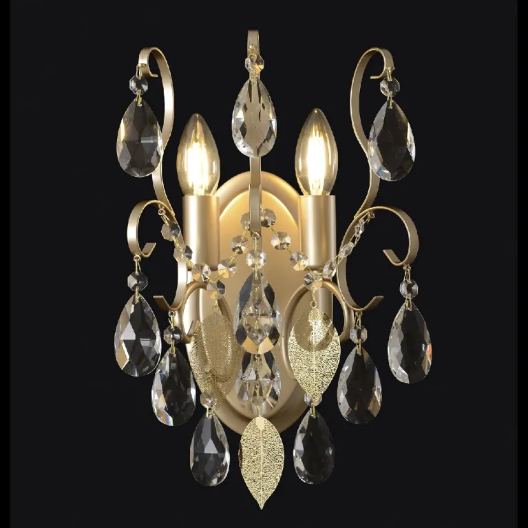 Бра Crystal Lux ESMIRALDA AP2 GOLD в Нижнем Новгороде