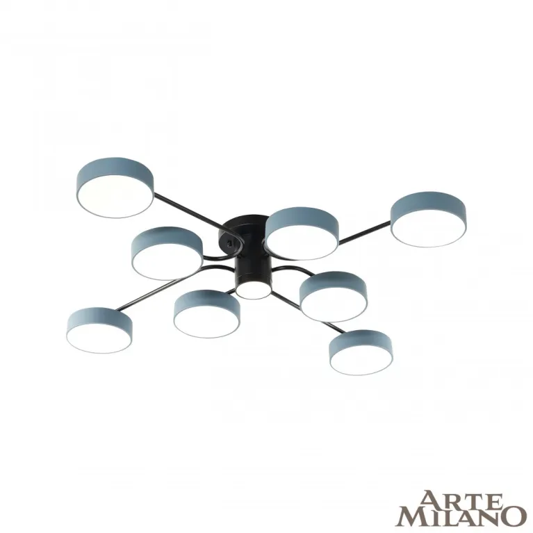 Потолочная люстра Arte Milano Ferrara 253039/8+1 Bk/Gr в Нижнем Новгороде