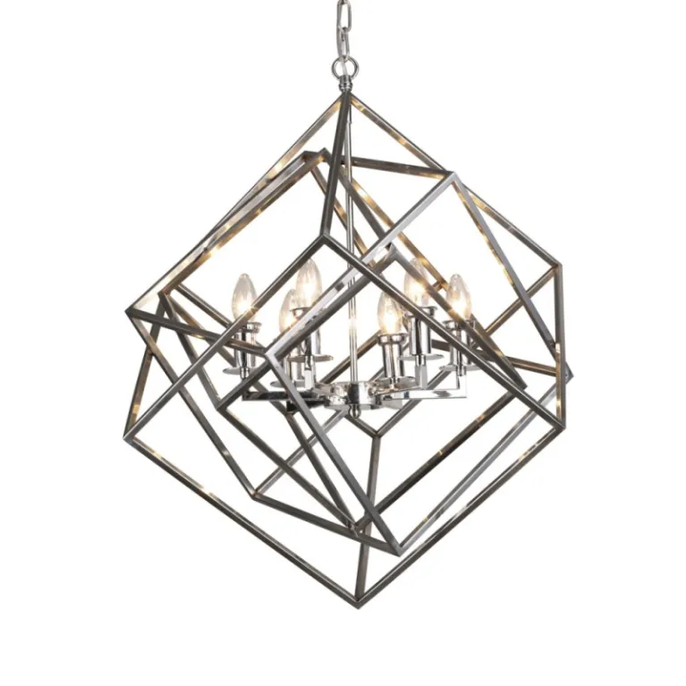 Подвесная люстра Delight Collection Matrix KM0282P-6 nickel в Нижнем Новгороде