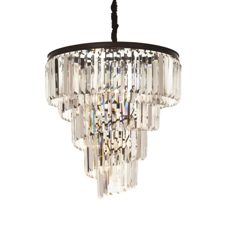 Подвесная люстра Delight Collection Helix KR0262P-10 black/clear в Нижнем Новгороде