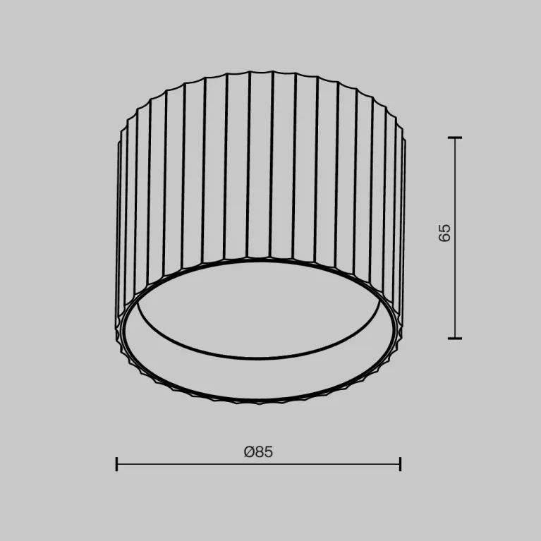 Потолочный светильник Maytoni Technical Calipso C106CL-GX53-B в Нижнем Новгороде