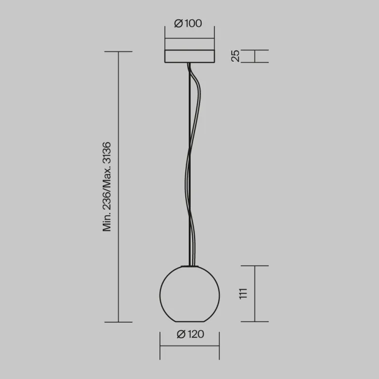 Подвесной светильник Maytoni Basic Texture MOD461PL-01B в Нижнем Новгороде