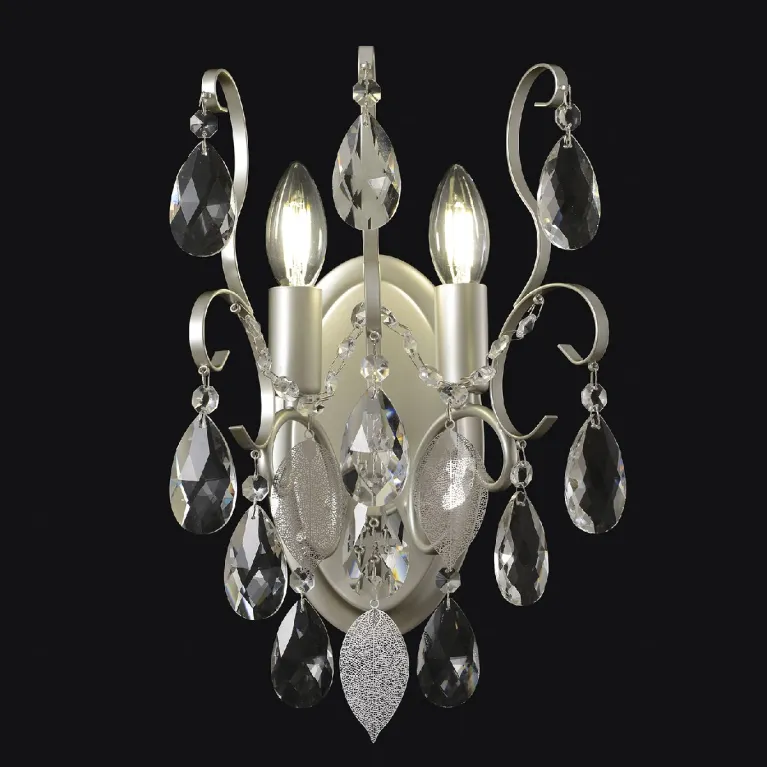 Бра Crystal Lux ESMIRALDA AP2 SILVER в Нижнем Новгороде