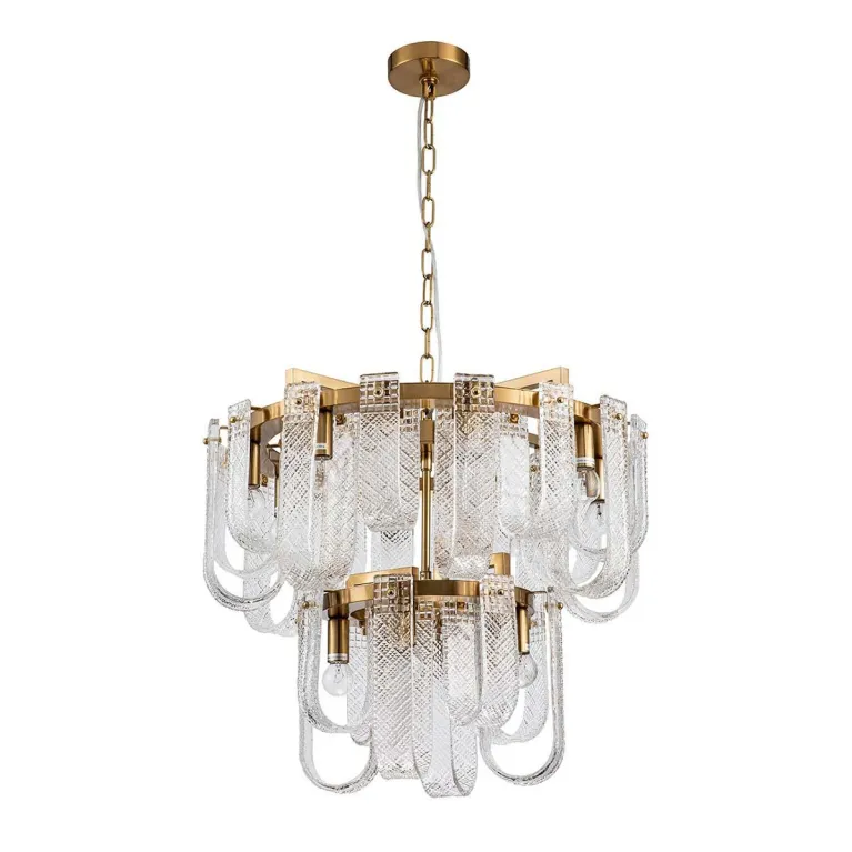 Подвесная люстра Indigo BRINA 12027/12P Brass V000365 в Нижнем Новгороде