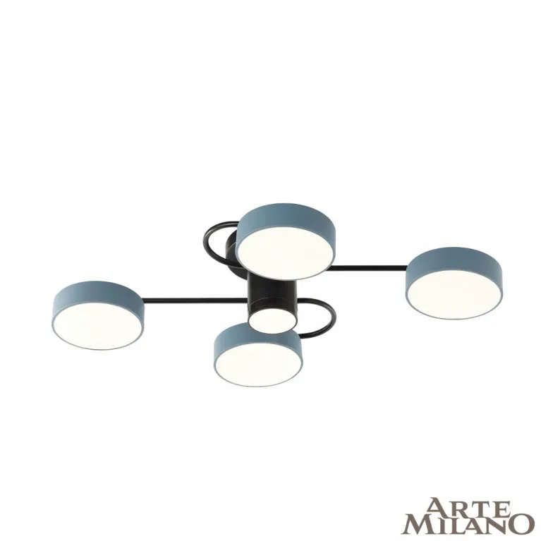 Потолочная люстра Arte Milano Ferrara 253039/4+1 Bk/Gr в Нижнем Новгороде