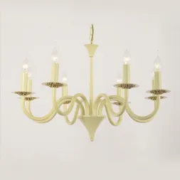 Подвесная люстра Lucia Tucci Messina 1890.8 Cream White