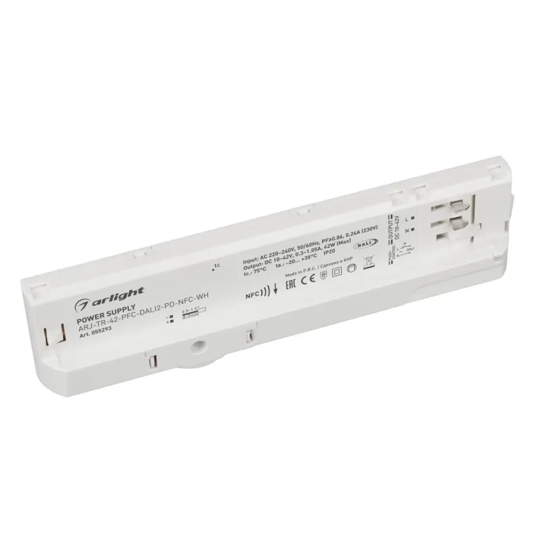 Блок питания для трековых систем Arlight ARJ-TR-42-PFC-DALI2-PD-NFC-WH 055293 в Нижнем Новгороде