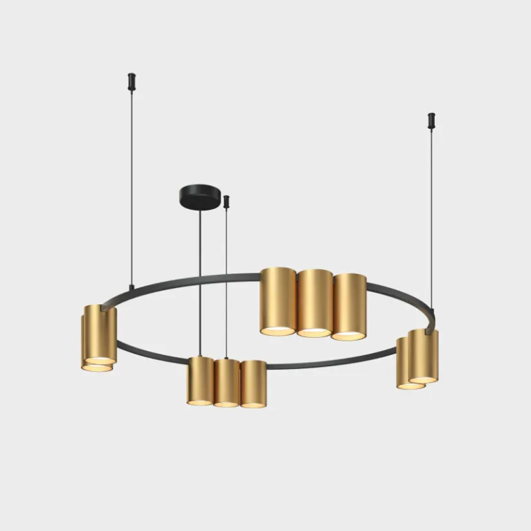 Подвесная люстра Denkirs Orbit DK4065-BK+SG в Нижнем Новгороде