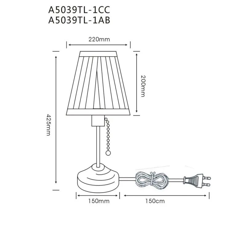Настольная лампа Arte Lamp Marriot A5039TL-1AB в Нижнем Новгороде