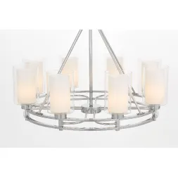 Подвесная люстра Lumina Deco Marietta LDP 8025-8 CHR+WT