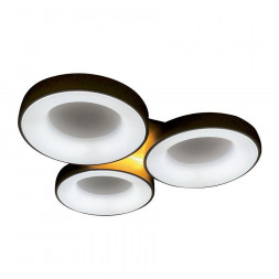 Потолочный светодиодный светильник Ambrella light Orbital Granule FG2071 WH 144W+10W D750*700