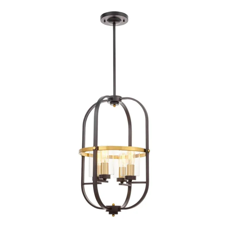 Подвесная люстра Lumina Deco Monterey LDP 1141-4 BK+MD в Нижнем Новгороде