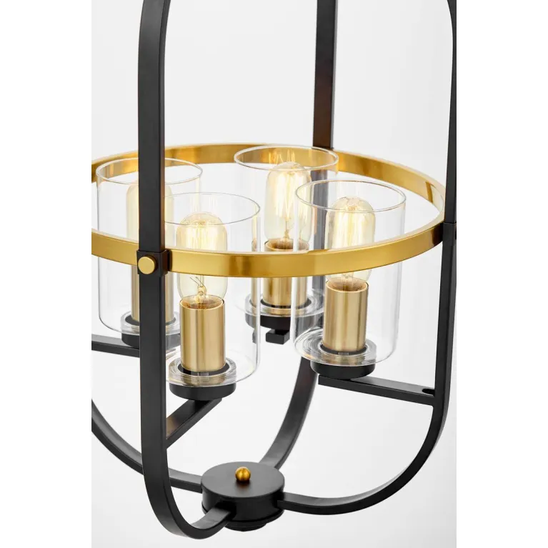 Подвесная люстра Lumina Deco Monterey LDP 1141-4 BK+MD в Нижнем Новгороде