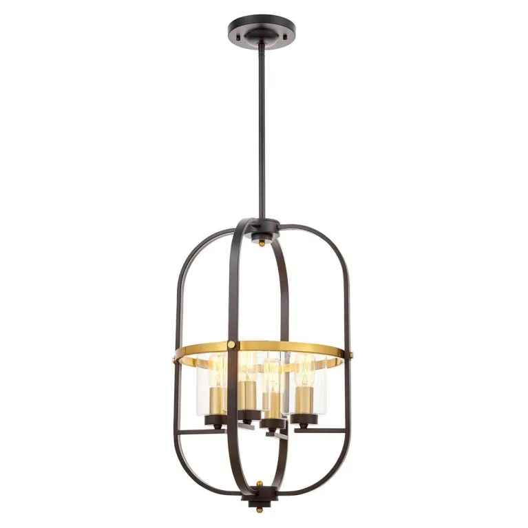 Подвесная люстра Lumina Deco Monterey LDP 1141-4 BK+MD в Нижнем Новгороде