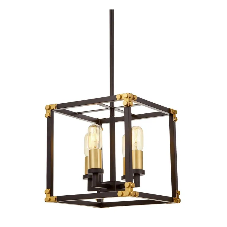 Подвесная люстра Lumina Deco Waldorf LDP 1140-4 BK+MD в Нижнем Новгороде