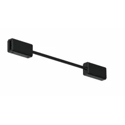 Коннектор гибкий угловой Italline Fantom IT010-4012 black
