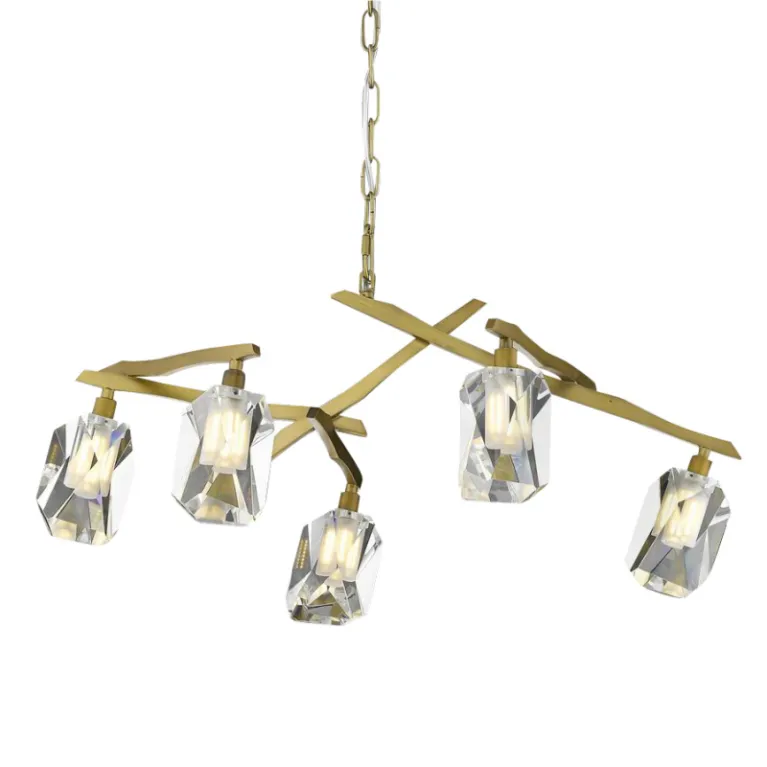 Подвесная люстра Delight Collection P68051-5 gold в Нижнем Новгороде