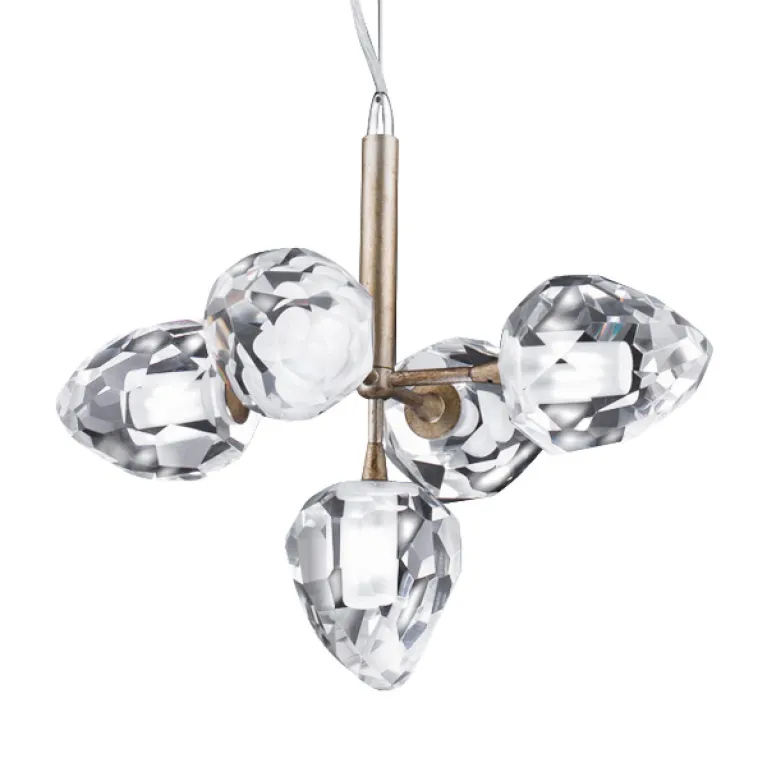 Подвесная люстра Delight Collection On the Rocks P68038M-5 gold в Нижнем Новгороде