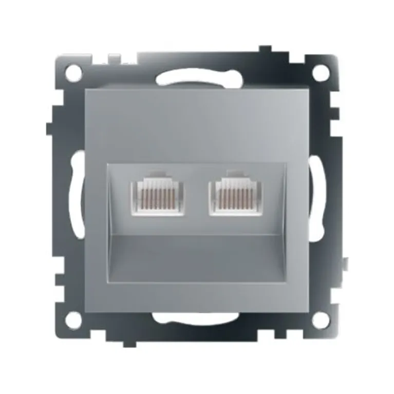 Розетка компьютерная 2-местная RJ-45 Stekker Катрин GLS00-7109-03 50005 в Нижнем Новгороде