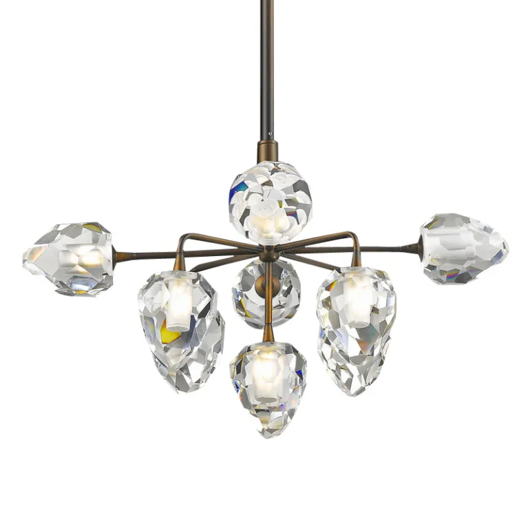 Подвесная люстра Delight Collection On the Rocks P68038L-9 gold в Нижнем Новгороде