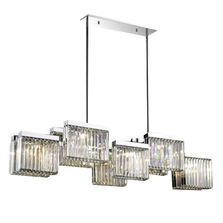 Люстра на штанге Delight Collection Broadway EP68031L-10 chrome в Нижнем Новгороде