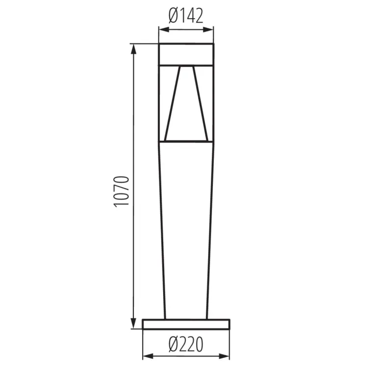 Уличный светильник Kanlux INVO TR 107-O-GR 29177 в Нижнем Новгороде