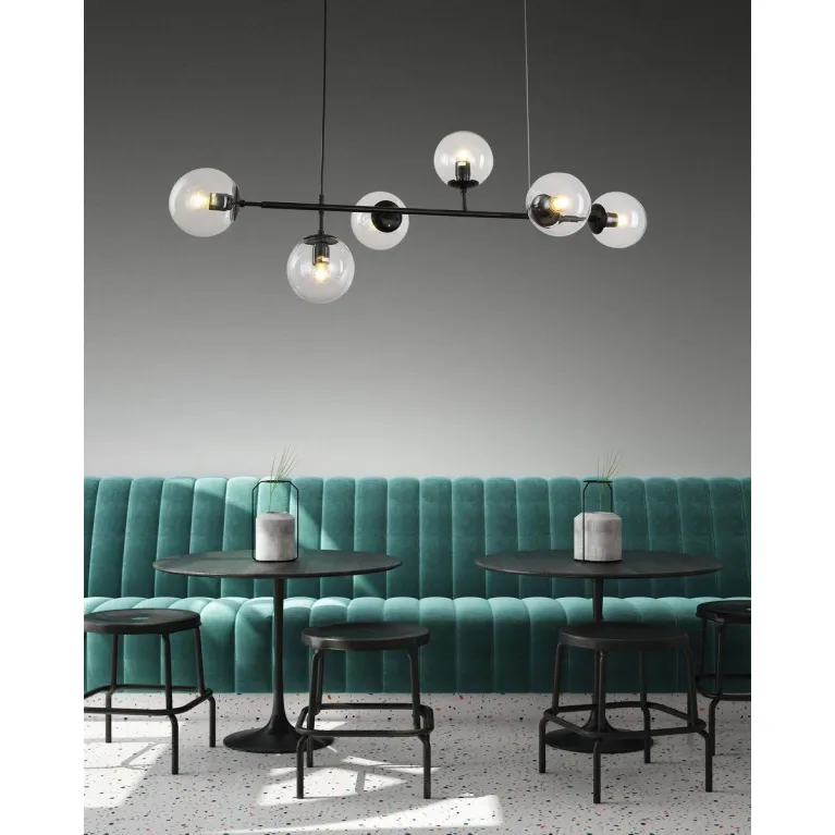 Подвесная люстра Lumina Deco Ceredo LDP 6034-6 BK в Нижнем Новгороде