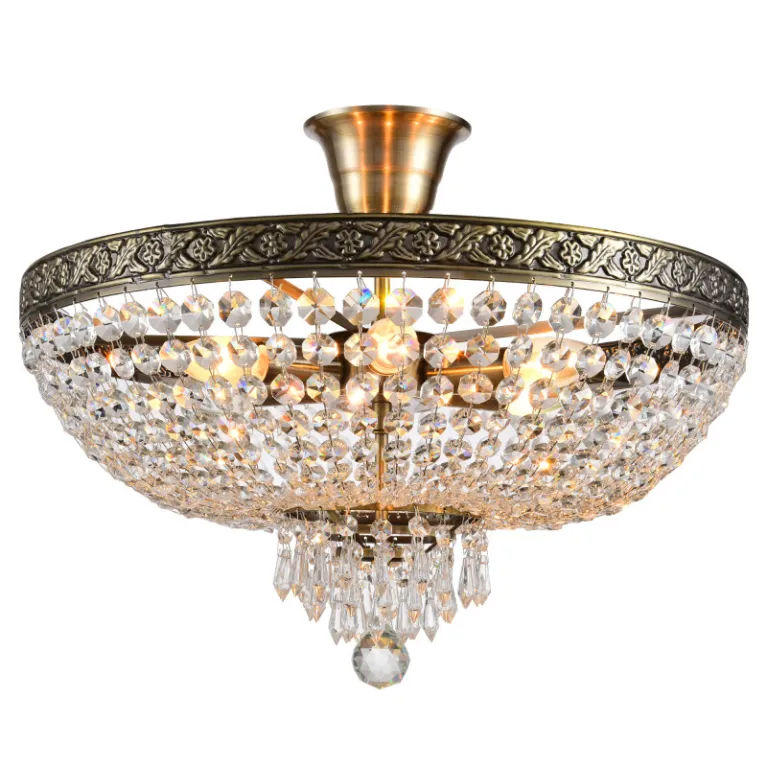 Люстра на штанге Natali Kovaltseva BAROCCO 81404/6C ANTIQUE в Нижнем Новгороде