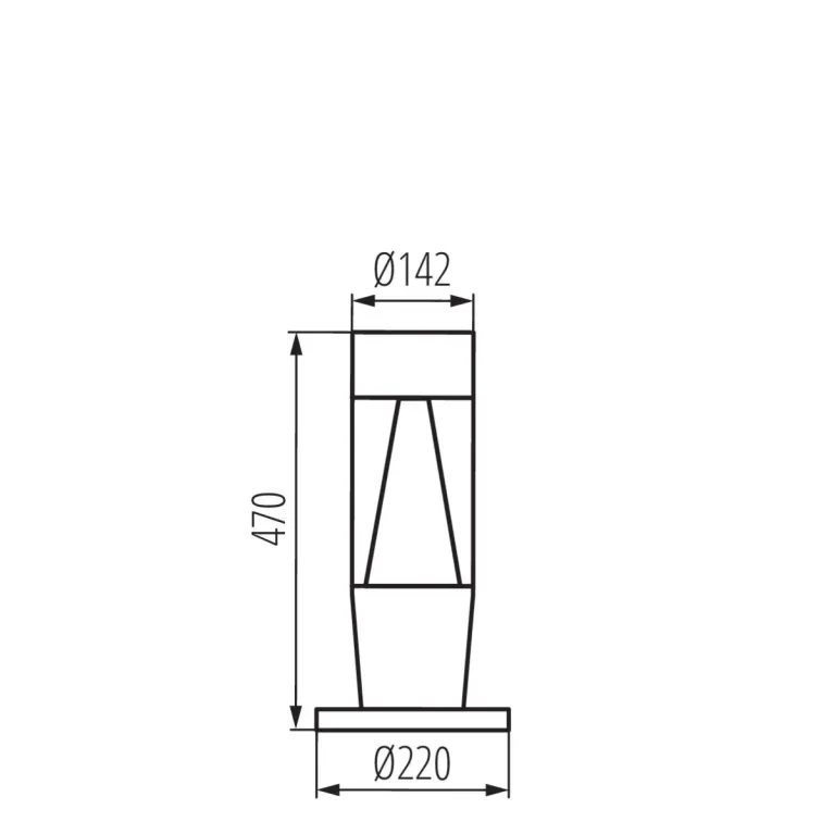 Уличный светильник Kanlux INVO TR 47-O-GR 29175 в Нижнем Новгороде