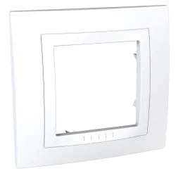 Рамка 1-постовая моноблок Schneider Electric Unica MGU2.002.18M