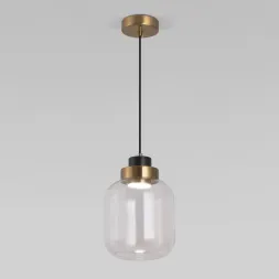 Подвесной светодиодный светильник Eurosvet Jeffry 50240/1 Led прозрачный