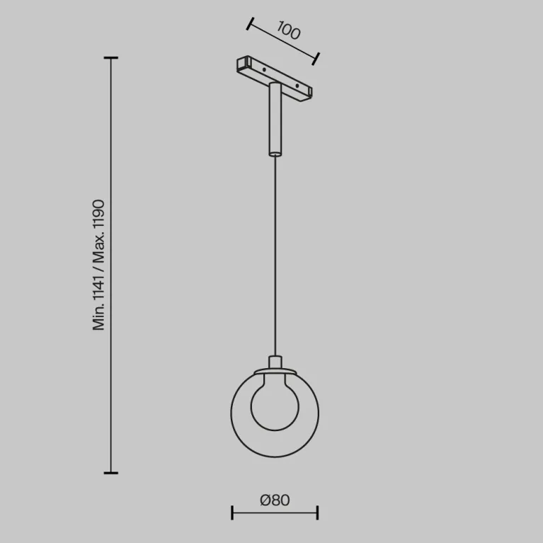 Трековый магнитный светильник Maytoni Bubble TR181PL-1-4WTW-B в Нижнем Новгороде