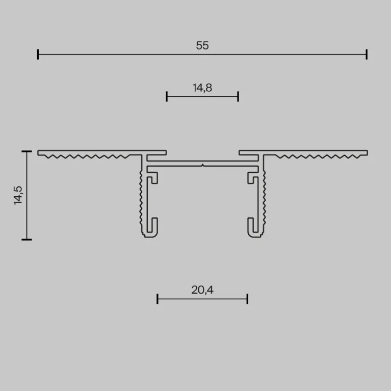 Шинопровод встраиваемый Maytoni Busbar trunkings Basity TRX172-121B в Нижнем Новгороде