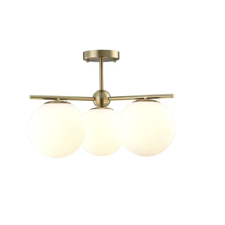 Подвесная люстра Crystal Lux FELIZ SP-PL3 BRONZE/WHITE в Нижнем Новгороде