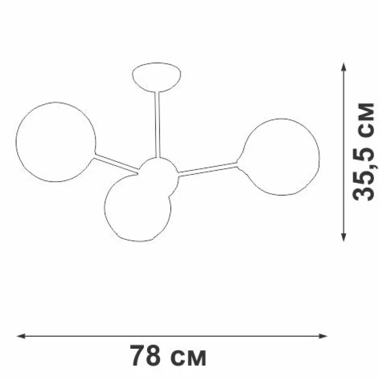 Подвесная люстра Vitaluce V4321/3PL в Нижнем Новгороде