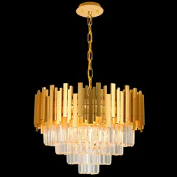 Подвесная люстра Natali Kovaltseva VERTIGO 81440/8C GOLD