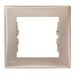 Рамка 1-постовая Schneider Electric Sedna IP44 SDN5810168