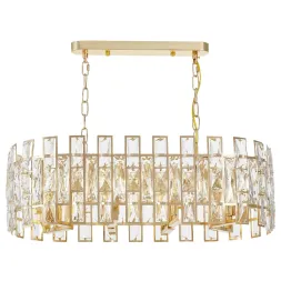 Подвесная люстра Lumina Deco Florina LDP 7041-700-PR F.GD