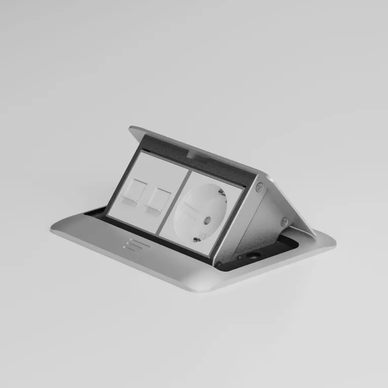 Розетка Werkel модульная Slot с заземлением и шторками 4690389211744 W1171160 a069368 в Нижнем Новгороде