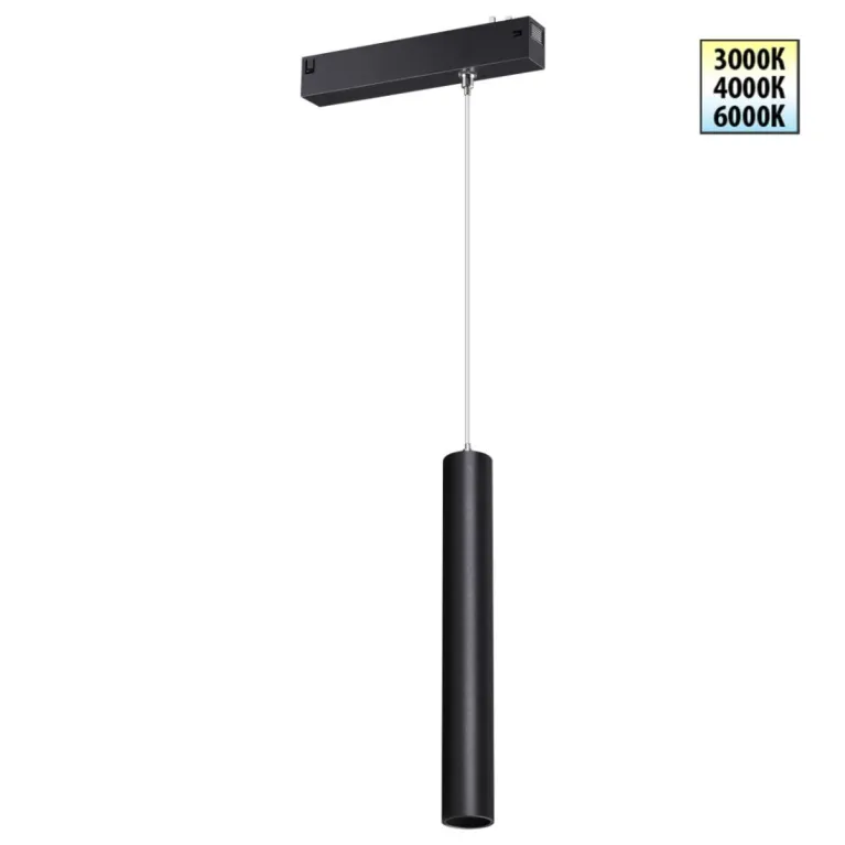 Трековый светодиодный светильник с переключателем цветовой темперетуры Novotech Port Vector 359963 в Нижнем Новгороде