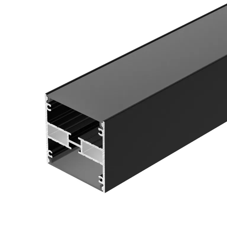 Алюминиевый профиль Arlight LINE-5050-DUAL-2000 ANOD BLACK 045652 в Нижнем Новгороде