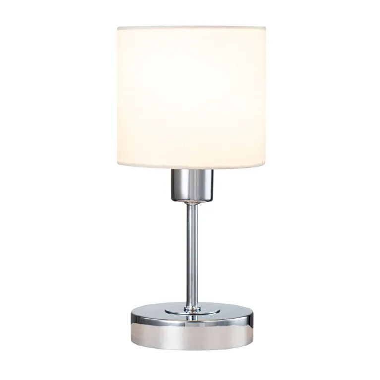 Настольная лампа Escada Denver 1109/1 Chrome/Beige в Нижнем Новгороде