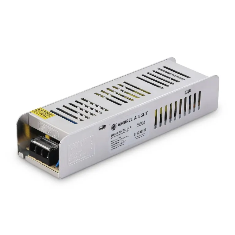 Блок питания с EMC для светодиодной ленты Ambrella Light Illumination 150Вт DC12В 12,5A IP20 GS8653 в Нижнем Новгороде