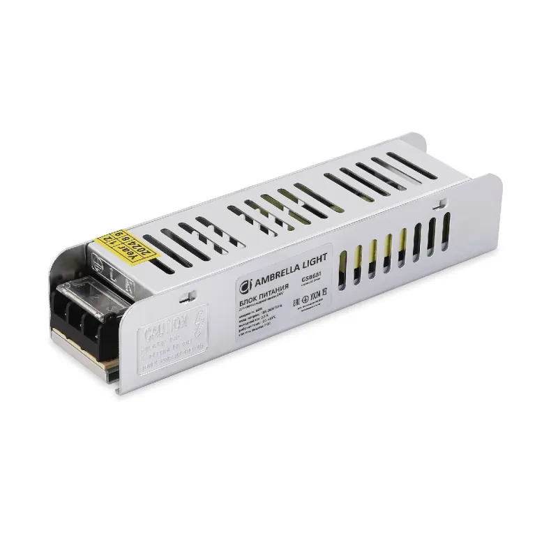 Блок питания с EMC для светодиодной ленты Ambrella Light Illumination 60Вт DC24В 2,5A IP20 GS8681 в Нижнем Новгороде