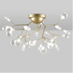 Потолочная люстра Natali Kovaltseva GRACE75126/27C GOLD SATIN