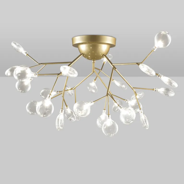 Потолочная люстра Natali Kovaltseva GRACE75126/27C GOLD SATIN в Нижнем Новгороде