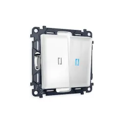 Комплект механизма 2-кл выключателя с подсветкой Ambrella Volt Alfa MA104020