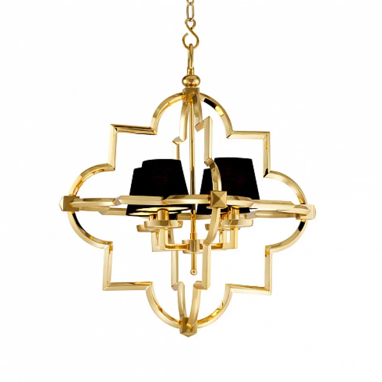 Подвесная люстра Delight Collection Mandeville KM0728P-4M gold/black в Нижнем Новгороде